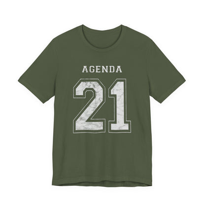 Agenda 21 Football Jersey Design Unisex Jersey Short Sleeve Tee