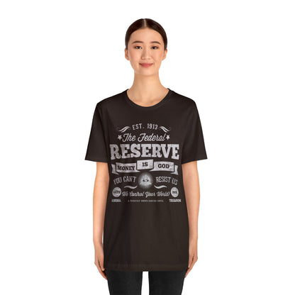 Federal Reserve Unisex Jersey Short Sleeve Tee