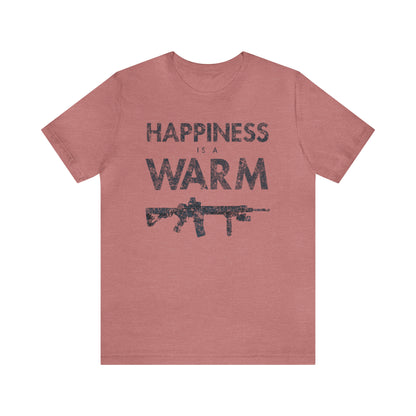 Happiness Is A Warm Gun Unisex Jersey Short Sleeve Tee
