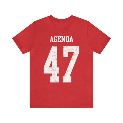 Agenda 47 Two-Sided Jersey-Style Unisex Jersey Short Sleeve Tee