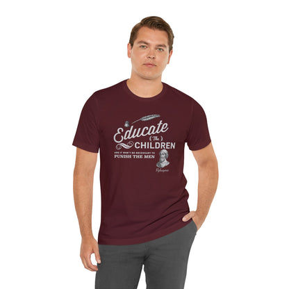 Educate The Children Unisex Jersey Short Sleeve Tee