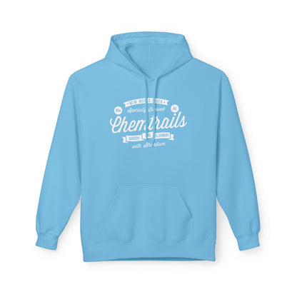 Chemtrails Ba Al Retro Style Label Softstyle Fleece Hoodie