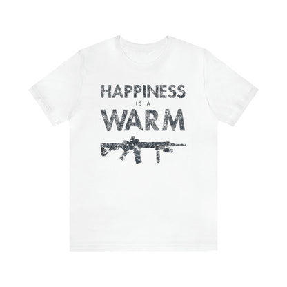 Happiness Is A Warm Gun Unisex Jersey Short Sleeve Tee