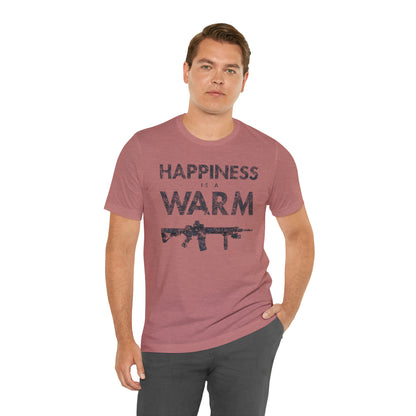 Happiness Is A Warm Gun Unisex Jersey Short Sleeve Tee