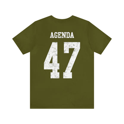 Agenda 47 Two-Sided Jersey-Style Unisex Jersey Short Sleeve Tee