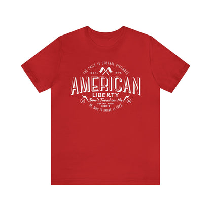 American Liberty Unisex Jersey Short Sleeve Tee