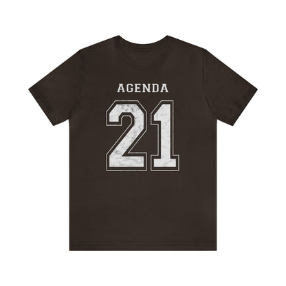 Agenda 21 Jersey-Style Unisex Jersey Short Sleeve Tee