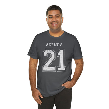 Agenda 21 Jersey-Style Unisex Jersey Short Sleeve Tee