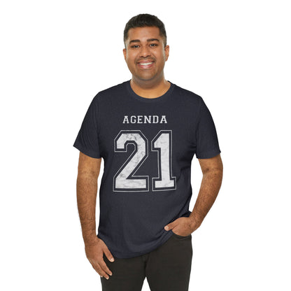 Agenda 21 Jersey-Style Unisex Jersey Short Sleeve Tee