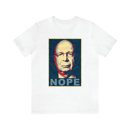 Klaus Schwap Iconic NOPE Unisex Jersey Short Sleeve Tee