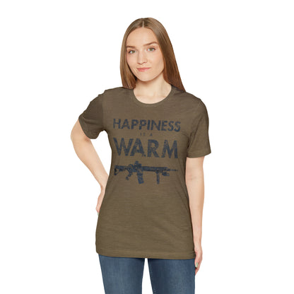 Happiness Is A Warm Gun Unisex Jersey Short Sleeve Tee