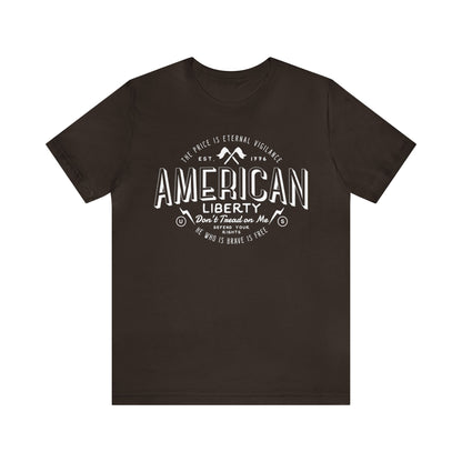 American Liberty Unisex Jersey Short Sleeve Tee