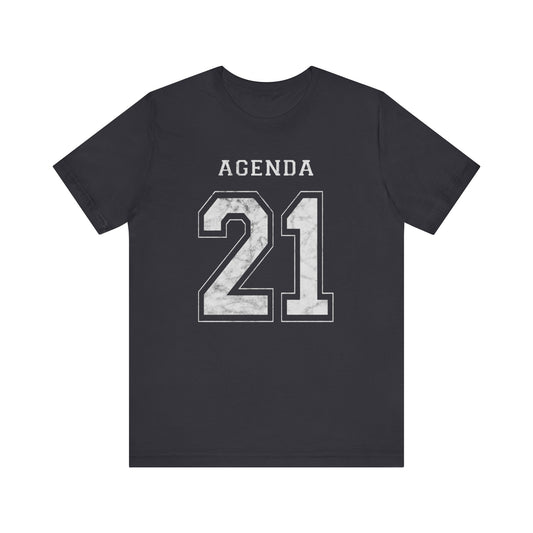 Agenda 21 Football Jersey Design Unisex Jersey Short Sleeve Tee