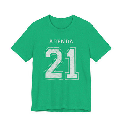 Agenda 21 Football Jersey Design Unisex Jersey Short Sleeve Tee