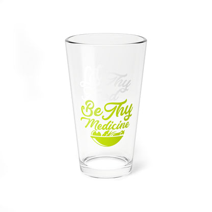 Let Thy Food be thy Medicine Glass Tumbler, 16oz