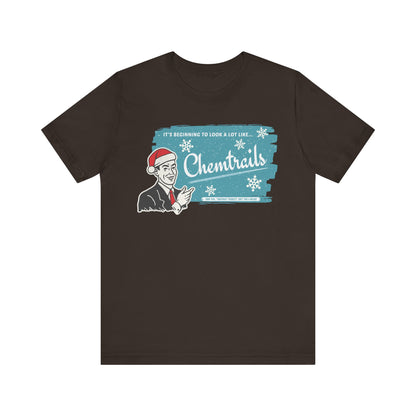 It's beginning to look a lot like... Chemtrails Holiday Unisex Jersey Short Sleeve Tee
