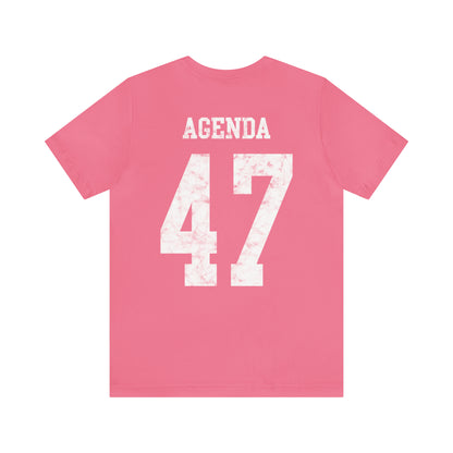 Agenda 47 Two-Sided Jersey-Style Unisex Jersey Short Sleeve Tee