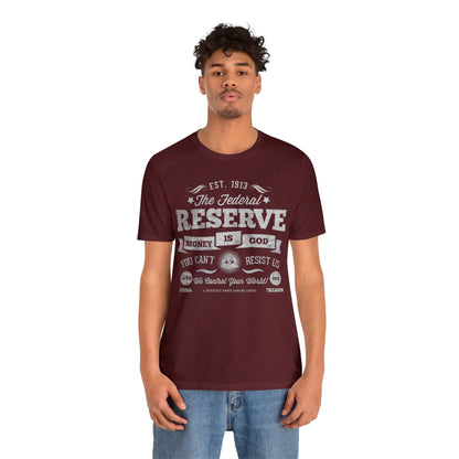 Federal Reserve Unisex Jersey Short Sleeve Tee
