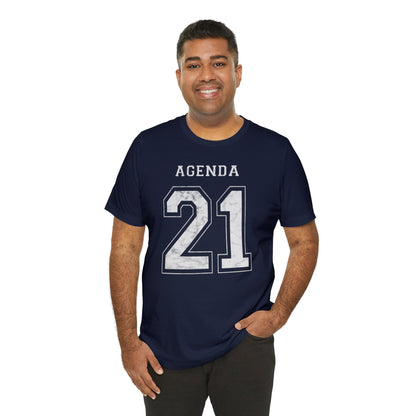 Agenda 21 Jersey-Style Unisex Jersey Short Sleeve Tee
