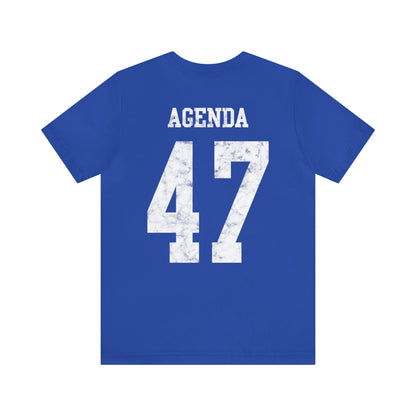 Agenda 47 Two-Sided Jersey-Style Unisex Jersey Short Sleeve Tee