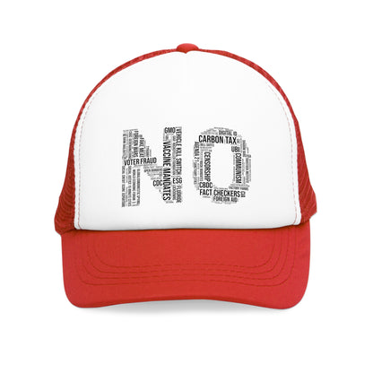 NO Word Cloud Trucker Hat