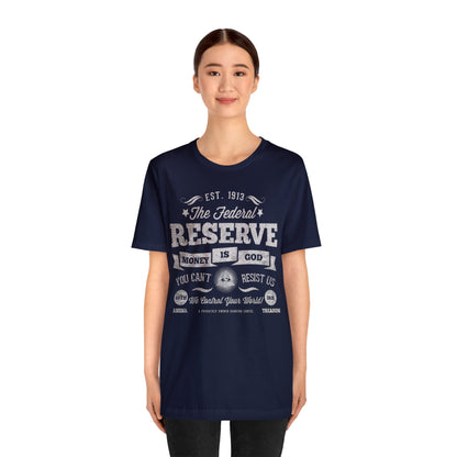 Federal Reserve Unisex Jersey Short Sleeve Tee
