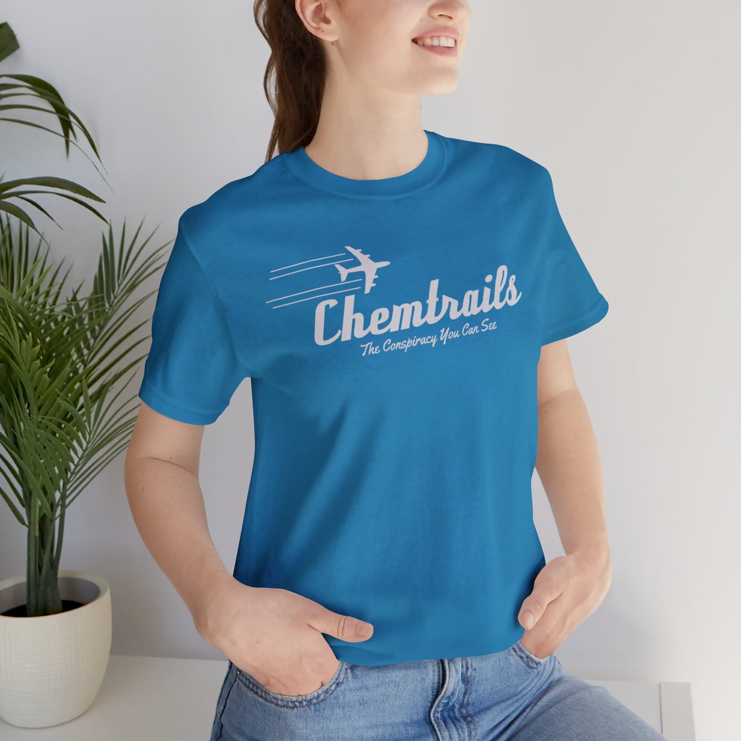 Chemtrails The Consipracy You Can See Unisex Jersey Short Sleeve Tee