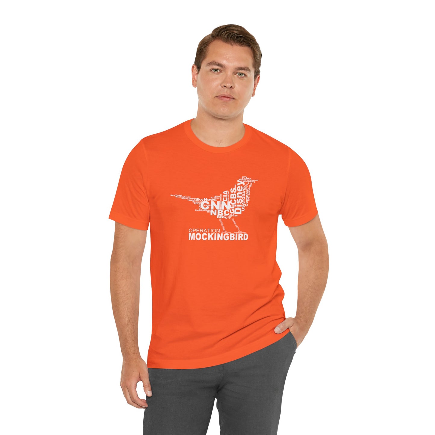 Operation Mockingbird Word Cloud Unisex Jersey Short Sleeve Tee