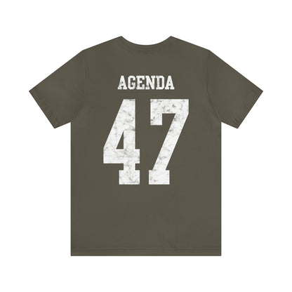 Agenda 47 Two-Sided Jersey-Style Unisex Jersey Short Sleeve Tee