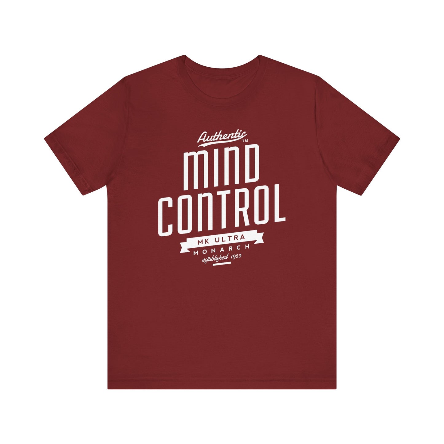 MK Ultra Mind Control Unisex Jersey Short Sleeve Tee