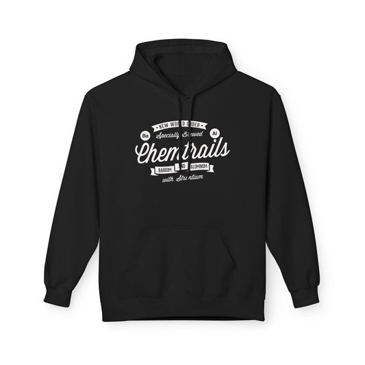 Chemtrails Ba Al Retro Style Label Softstyle Fleece Hoodie