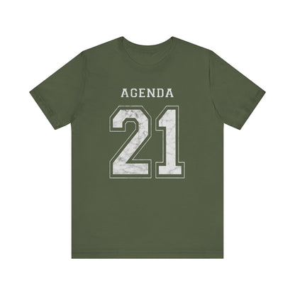 Agenda 21 Football Jersey Design Unisex Jersey Short Sleeve Tee