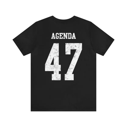 Agenda 47 Two-Sided Jersey-Style Unisex Jersey Short Sleeve Tee