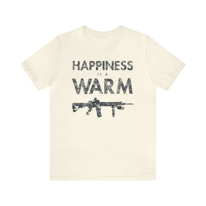 Happiness Is A Warm Gun Unisex Jersey Short Sleeve Tee