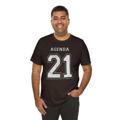 Agenda 21 Jersey-Style Unisex Jersey Short Sleeve Tee