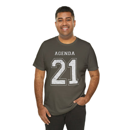 Agenda 21 Jersey-Style Unisex Jersey Short Sleeve Tee