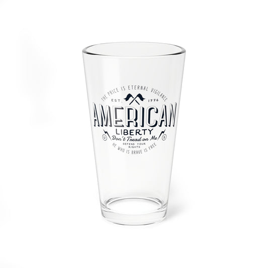 American Liberty Glass Tumbler, 16oz