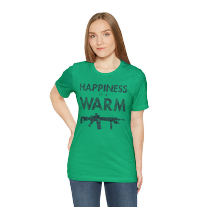 Happiness Is A Warm Gun Unisex Jersey Short Sleeve Tee