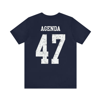 Agenda 47 Two-Sided Jersey-Style Unisex Jersey Short Sleeve Tee