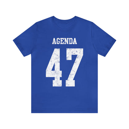 Agenda 47 Two-Sided Jersey-Style Unisex Jersey Short Sleeve Tee