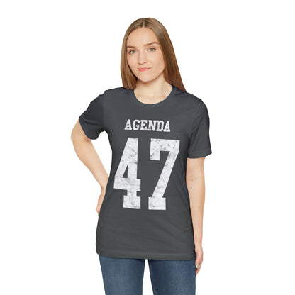 Agenda 47 Two-Sided Jersey-Style Unisex Jersey Short Sleeve Tee