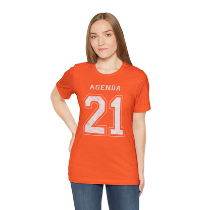 Agenda 21 Jersey-Style Unisex Jersey Short Sleeve Tee