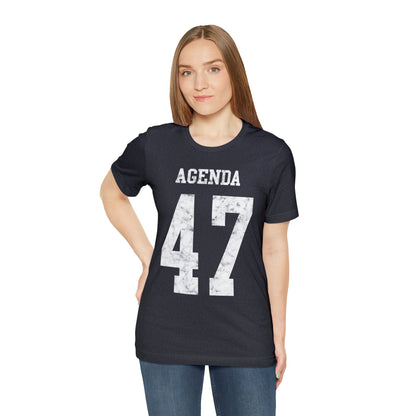 Agenda 47 Two-Sided Jersey-Style Unisex Jersey Short Sleeve Tee