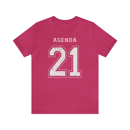 Agenda 21 Jersey-Style Unisex Jersey Short Sleeve Tee