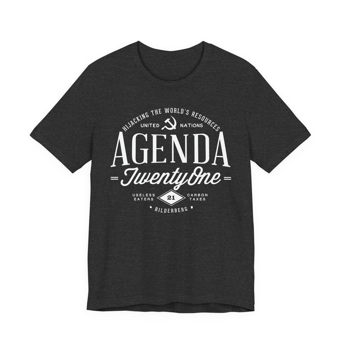 Agenda 21 Awareness Unisex Jersey Short Sleeve Tee