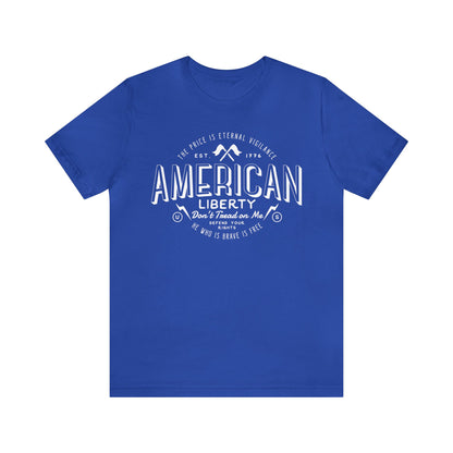 American Liberty Unisex Jersey Short Sleeve Tee