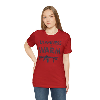 Happiness Is A Warm Gun Unisex Jersey Short Sleeve Tee