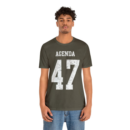 Agenda 47 Two-Sided Jersey-Style Unisex Jersey Short Sleeve Tee