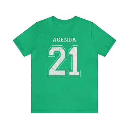 Agenda 21 Jersey-Style Unisex Jersey Short Sleeve Tee