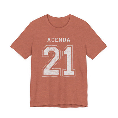 Agenda 21 Football Jersey Design Unisex Jersey Short Sleeve Tee